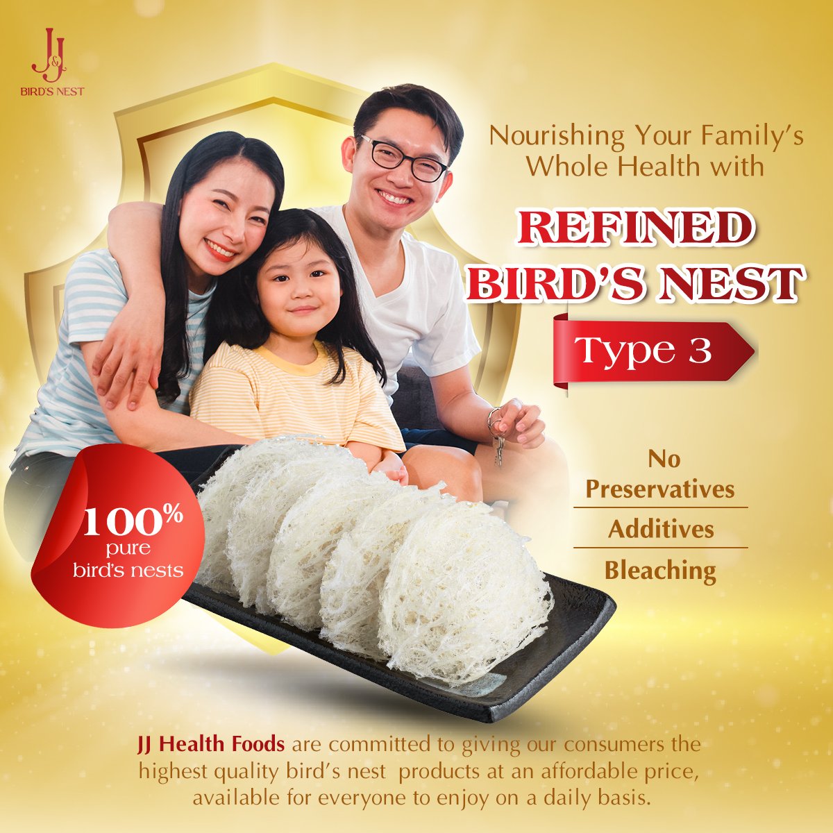 NOURISHING YOUR FAMILY'S WHOLE HEALTH WITH REFINED BIRD'S NEST TYPE 3